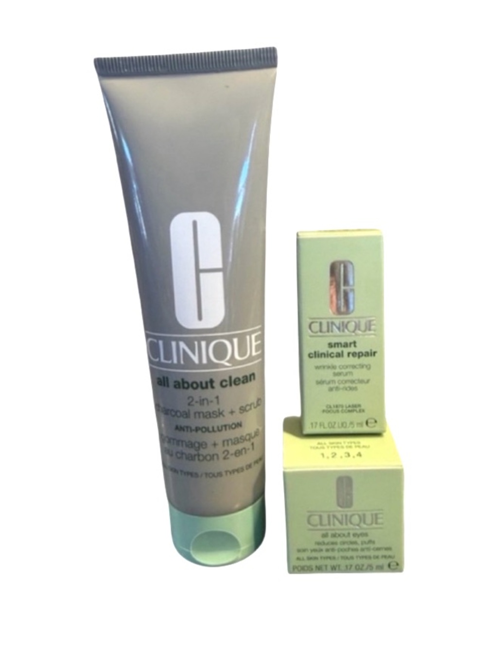 3 Piece Clinique Skin Care Set